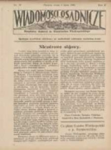 Wiadomości Osadnicze: bezpłatny dodatek do "Włościanina Wielkopolskiego" 1930.07.02 R.2 Nr13