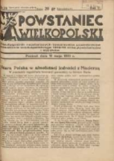 Powstaniec Wielkopolski: dwutygodnik najstarszych towarzystw uczestnik&oacute;w powstania wielkopolskiego 1918-19 oraz powstańc&oacute;w i wojak&oacute;w 1937.05.15 R.2 Nr10