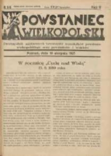 Powstaniec Wielkopolski: dwutygodnik najstarszych towarzystw uczestnik&oacute;w powstania wielkopolskiego 1918-19 oraz powstańc&oacute;w i wojak&oacute;w 1937.08.15 R.2 Nr15/16