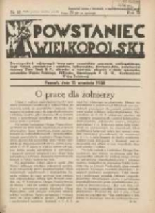 Powstaniec Wielkopolski: dwutygodnik najstarszych towarzystw uczestników powstania wielkopolskiego,powstańców i wojaków,hallerczyków oraz podoficerów rezerwy Ziem Zach.R.P.1938.09.15 R.3 Nr18
