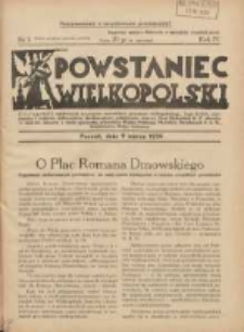 Powstaniec Wielkopolski: dwutygodnik najstarszych towarzystw uczestników powstania wielkopolskiego,Legii Kobiet,powstańców i wojaków,hallerczyków,dowborczyków,podoficerów rezerwy Ziem Zach.R.P.,oficerów w rezerwie,oficerów w stanie spoczynku,ochotników Wojska Polskiego,PKUistów,Narodowych P.O.W.,Kombatantów Wojny Światowej 1939.03.09 R.4 Nr5