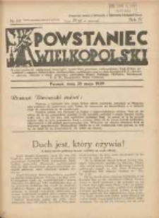Powstaniec Wielkopolski: dwutygodnik najstarszych towarzystw uczestnik&oacute;w powstania wielkopolskiego,Legii Kobiet,powstańc&oacute;w i wojak&oacute;w,hallerczyk&oacute;w,dowborczyk&oacute;w,podoficer&oacute;w rezerwy Ziem Zach.R.P.,oficer&oacute;w w rezerwie,oficer&oacute;w w stanie spoczynku,ochotnik&oacute;w Wojska Polskiego,PKUist&oacute;w,Narodowych P.O.W.,Kombatant&oacute;w Wojny Światowej 1939.05.25 R.4 Nr10