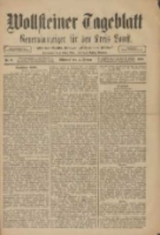 Wollsteiner Tageblatt: Generalanzeiger für den Kreis Bomst: mit der Gratis-Beilage: "Blätter und Blüten" 1910.01.12 Nr9