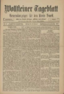 Wollsteiner Tageblatt: Generalanzeiger für den Kreis Bomst: mit der Gratis-Beilage: "Blätter und Blüten" 1910.01.14 Nr11