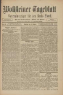 Wollsteiner Tageblatt: Generalanzeiger für den Kreis Bomst: mit der Gratis-Beilage: "Blätter und Blüten" 1910.01.16 Nr13