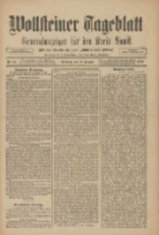 Wollsteiner Tageblatt: Generalanzeiger für den Kreis Bomst: mit der Gratis-Beilage: "Blätter und Blüten" 1910.01.18 Nr14