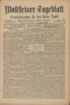 Wollsteiner Tageblatt: Generalanzeiger für den Kreis Bomst: mit der Gratis-Beilage: "Blätter und Blüten" 1910.01.19 Nr15