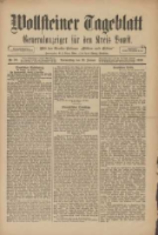 Wollsteiner Tageblatt: Generalanzeiger für den Kreis Bomst: mit der Gratis-Beilage: "Blätter und Blüten" 1910.01.20 Nr16