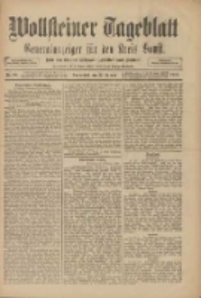 Wollsteiner Tageblatt: Generalanzeiger f&uuml;r den Kreis Bomst: mit der Gratis-Beilage: "Bl&auml;tter und Bl&uuml;ten" 1910.01.22 Nr18