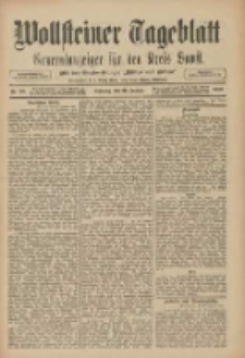 Wollsteiner Tageblatt: Generalanzeiger für den Kreis Bomst: mit der Gratis-Beilage: "Blätter und Blüten" 1910.01.30 Nr25
