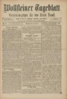 Wollsteiner Tageblatt: Generalanzeiger f&uuml;r den Kreis Bomst: mit der Gratis-Beilage: "Bl&auml;tter und Bl&uuml;ten" 1910.02.02 Nr27