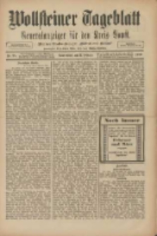 Wollsteiner Tageblatt: Generalanzeiger f&uuml;r den Kreis Bomst: mit der Gratis-Beilage: "Bl&auml;tter und Bl&uuml;ten" 1910.02.03 Nr28