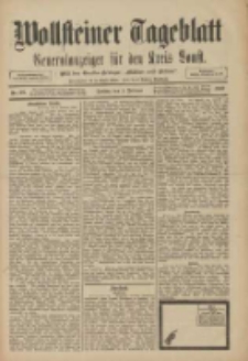 Wollsteiner Tageblatt: Generalanzeiger für den Kreis Bomst: mit der Gratis-Beilage: "Blätter und Blüten" 1910.02.04 Nr29