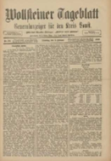 Wollsteiner Tageblatt: Generalanzeiger f&uuml;r den Kreis Bomst: mit der Gratis-Beilage: "Bl&auml;tter und Bl&uuml;ten" 1910.02.08 Nr32