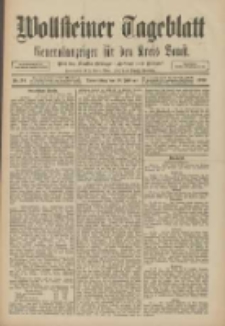Wollsteiner Tageblatt: Generalanzeiger für den Kreis Bomst: mit der Gratis-Beilage: "Blätter und Blüten" 1910.02.10 Nr34