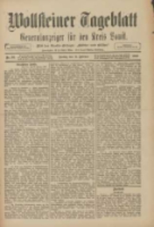 Wollsteiner Tageblatt: Generalanzeiger f&uuml;r den Kreis Bomst: mit der Gratis-Beilage: "Bl&auml;tter und Bl&uuml;ten" 1910.02.11 Nr35