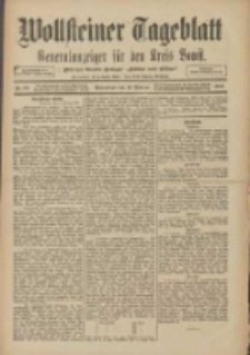 Wollsteiner Tageblatt: Generalanzeiger f&uuml;r den Kreis Bomst: mit der Gratis-Beilage: "Bl&auml;tter und Bl&uuml;ten" 1910.02.12 Nr36