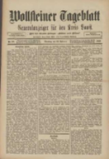 Wollsteiner Tageblatt: Generalanzeiger für den Kreis Bomst: mit der Gratis-Beilage: "Blätter und Blüten" 1910.02.15 Nr38