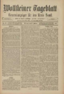 Wollsteiner Tageblatt: Generalanzeiger f&uuml;r den Kreis Bomst: mit der Gratis-Beilage: "Bl&auml;tter und Bl&uuml;ten" 1910.02.23 Nr45
