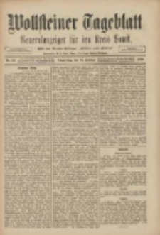 Wollsteiner Tageblatt: Generalanzeiger für den Kreis Bomst: mit der Gratis-Beilage: "Blätter und Blüten" 1910.02.24 Nr46