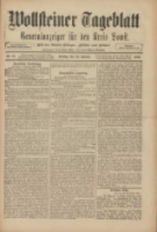 Wollsteiner Tageblatt: Generalanzeiger f&uuml;r den Kreis Bomst: mit der Gratis-Beilage: "Bl&auml;tter und Bl&uuml;ten" 1910.02.25 Nr47