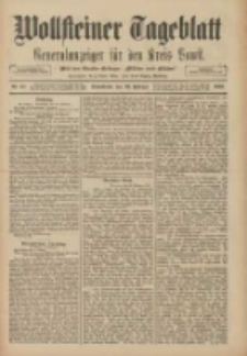 Wollsteiner Tageblatt: Generalanzeiger f&uuml;r den Kreis Bomst: mit der Gratis-Beilage: "Bl&auml;tter und Bl&uuml;ten" 1910.02.26 Nr48