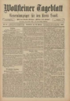 Wollsteiner Tageblatt: Generalanzeiger für den Kreis Bomst: mit der Gratis-Beilage: "Blätter und Blüten" 1910.02.26 Nr48