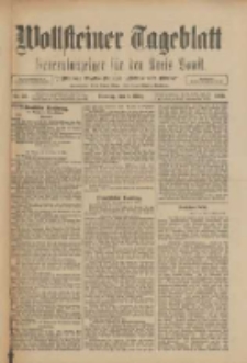 Wollsteiner Tageblatt: Generalanzeiger f&uuml;r den Kreis Bomst: mit der Gratis-Beilage: "Bl&auml;tter und Bl&uuml;ten" 1910.03.08 Nr56