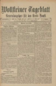 Wollsteiner Tageblatt: Generalanzeiger f&uuml;r den Kreis Bomst: mit der Gratis-Beilage: "Bl&auml;tter und Bl&uuml;ten" 1910.03.09 Nr57
