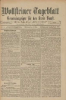 Wollsteiner Tageblatt: Generalanzeiger für den Kreis Bomst: mit der Gratis-Beilage: "Blätter und Blüten" 1910.03.09 Nr57