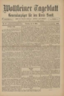 Wollsteiner Tageblatt: Generalanzeiger für den Kreis Bomst: mit der Gratis-Beilage: "Blätter und Blüten" 1910.03.15 Nr62