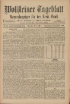 Wollsteiner Tageblatt: Generalanzeiger f&uuml;r den Kreis Bomst: mit der Gratis-Beilage: "Bl&auml;tter und Bl&uuml;ten" 1910.03.16 Nr63