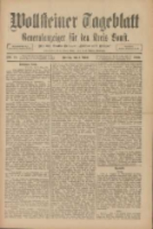 Wollsteiner Tageblatt: Generalanzeiger f&uuml;r den Kreis Bomst: mit der Gratis-Beilage: "Bl&auml;tter und Bl&uuml;ten" 1910.04.01 Nr75