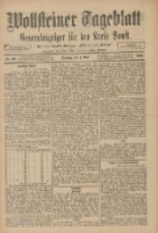 Wollsteiner Tageblatt: Generalanzeiger f&uuml;r den Kreis Bomst: mit der Gratis-Beilage: "Bl&auml;tter und Bl&uuml;ten" 1910.05.01 Nr101