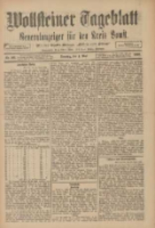 Wollsteiner Tageblatt: Generalanzeiger für den Kreis Bomst: mit der Gratis-Beilage: "Blätter und Blüten" 1910.05.01 Nr101