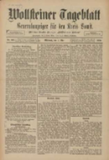 Wollsteiner Tageblatt: Generalanzeiger f&uuml;r den Kreis Bomst: mit der Gratis-Beilage: "Bl&auml;tter und Bl&uuml;ten" 1910.05.04 Nr103