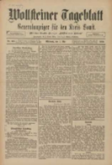 Wollsteiner Tageblatt: Generalanzeiger für den Kreis Bomst: mit der Gratis-Beilage: "Blätter und Blüten" 1910.05.04 Nr103