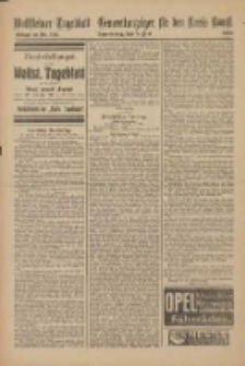 Wollsteiner Tageblatt: Generalanzeiger f&uuml;r den Kreis Bomst: mit der Gratis-Beilage: "Bl&auml;tter und Bl&uuml;ten" 1910.05.05 Nr104