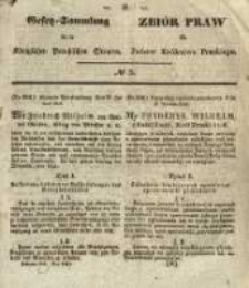 Gesetz-Sammlung f&uuml;r die K&ouml;niglichen Preussischen Staaten. 1845 No5