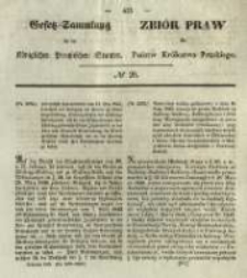 Gesetz-Sammlung f&uuml;r die K&ouml;niglichen Preussischen Staaten. 1845 No20
