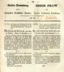 Gesetz-Sammlung f&uuml;r die K&ouml;niglichen Preussischen Staaten. 1845 No23
