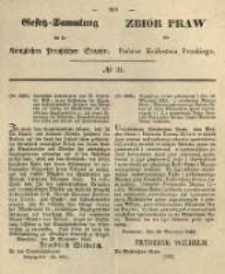 Gesetz-Sammlung für die Königlichen Preussischen Staaten. 1845 No31