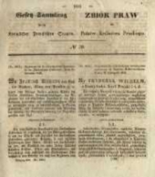 Gesetz-Sammlung f&uuml;r die K&ouml;niglichen Preussischen Staaten. 1845 No39