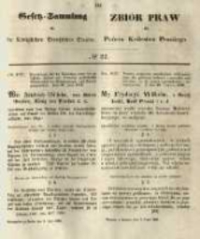 Gesetz-Sammlung f&uuml;r die K&ouml;niglichen Preussischen Staaten. 1849.07.02 No22