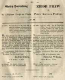 Gesetz-Sammlung f&uuml;r die K&ouml;niglichen Preussischen Staaten. 1849.11.28 No39