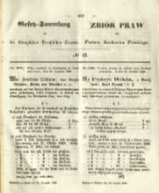 Gesetz-Sammlung f&uuml;r die K&ouml;niglichen Preussischen Staaten. 1849.12.22 No42