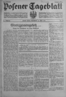 Posener Tageblatt 1938.04.23 Jg.77 Nr92