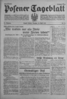 Posener Tageblatt 1938.04.26 Jg.77 Nr94