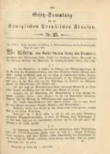 Gesetz-Sammlung für die Königlichen Preussischen Staaten. 1900.07.12 No25