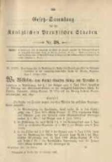 Gesetz-Sammlung für die Königlichen Preussischen Staaten. 1900.10.23 No38